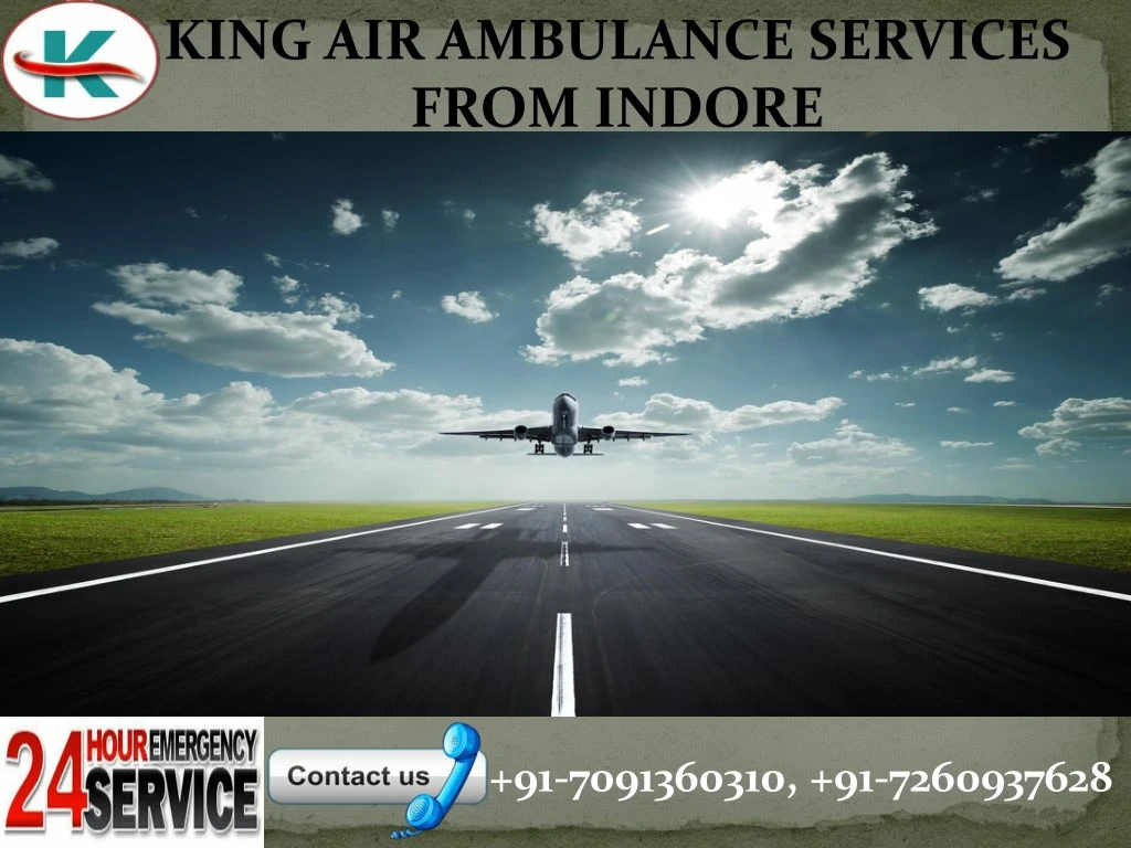king air ambulance services from indore