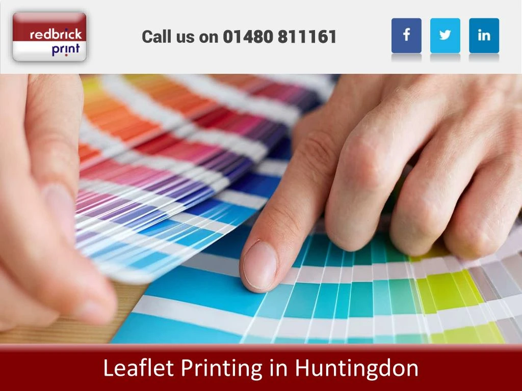 leaflet printing in huntingdon