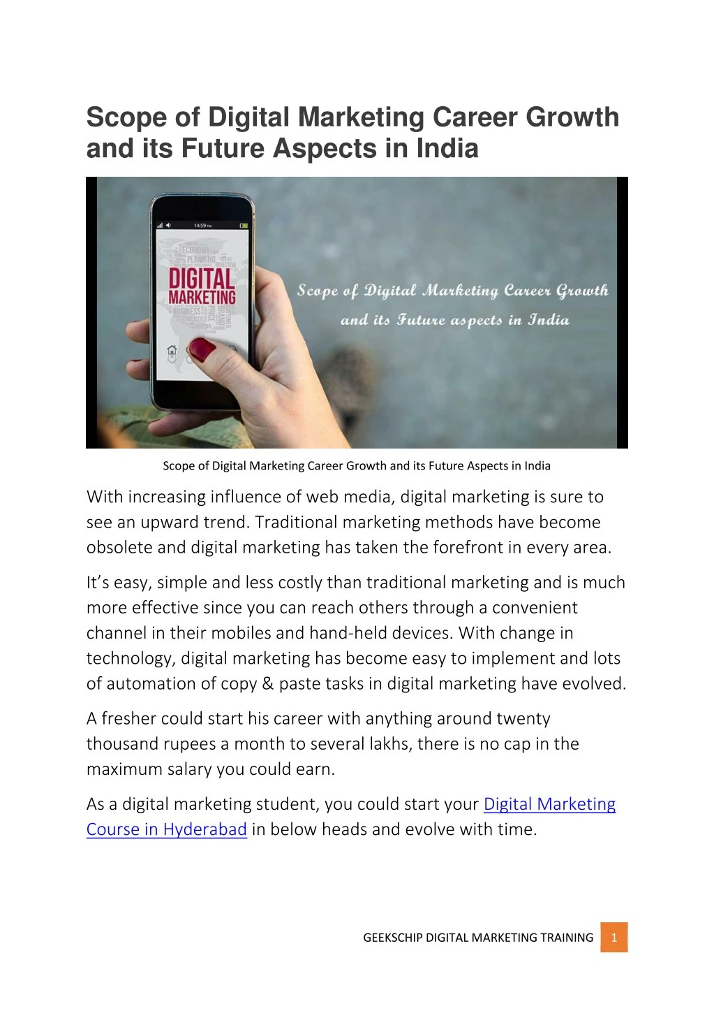 scope of digital marketing career growth