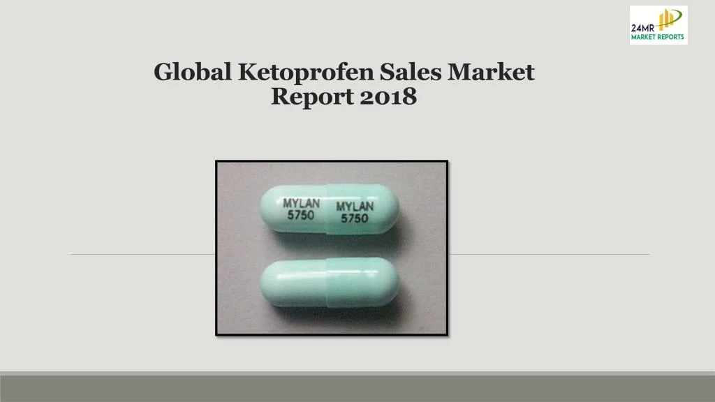 global ketoprofen sales market report 2018
