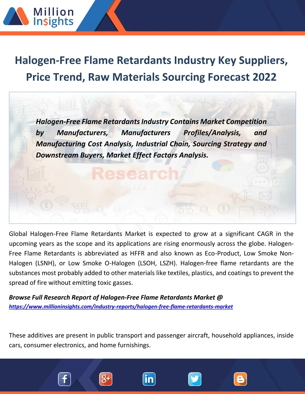 halogen free flame retardants industry