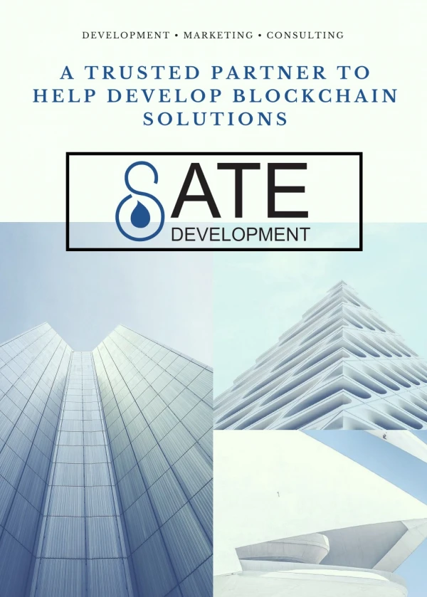 Blockchain Solutions - Sate Development