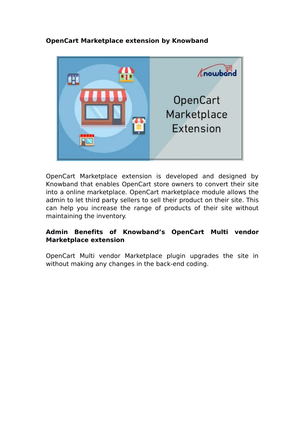 opencart marketplace extension by knowband