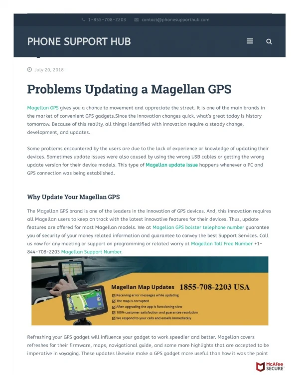 How to Overcome with Magellan GPS Update Problems