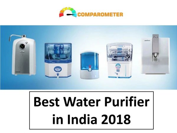 Best Water Purifier in India 2018