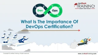 What Is The Importance Of DevOps Certification? - slide 1