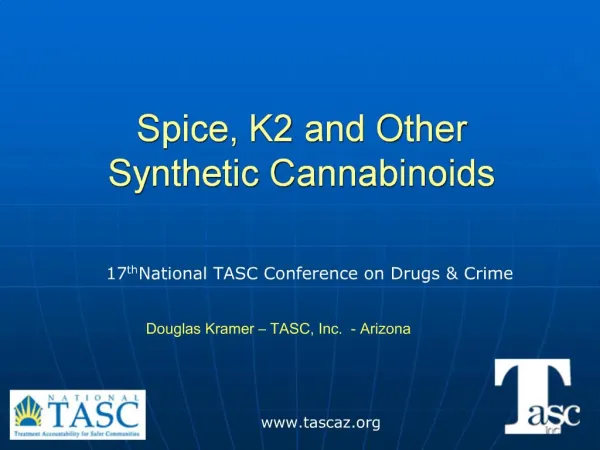 Spice, K2 and Other Synthetic Cannabinoids