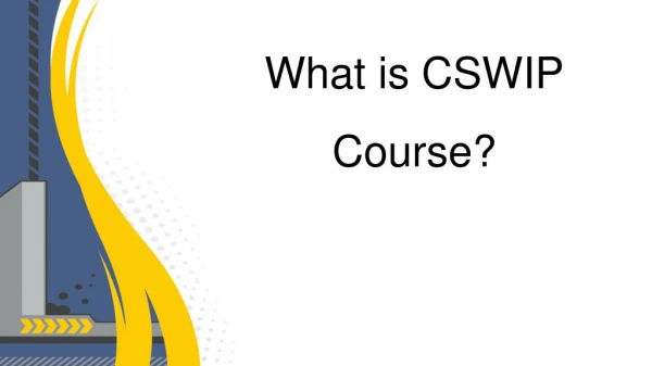 Best CSWIP Courses Institute in Hyderabad