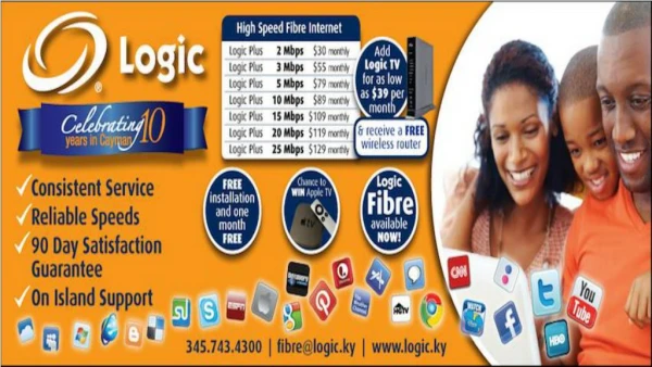 Enjoy Easy, Plug & Play Internet Service with Wireless Internet Option