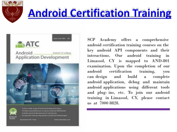 Android Certification Training
