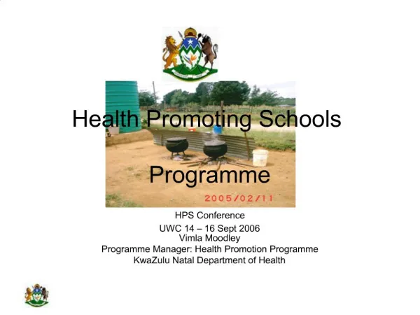 Health Promoting Schools Programme