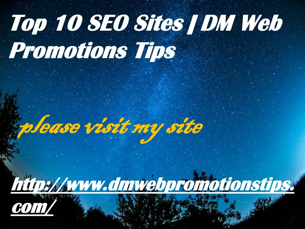 http www dmwebpromotionstips com