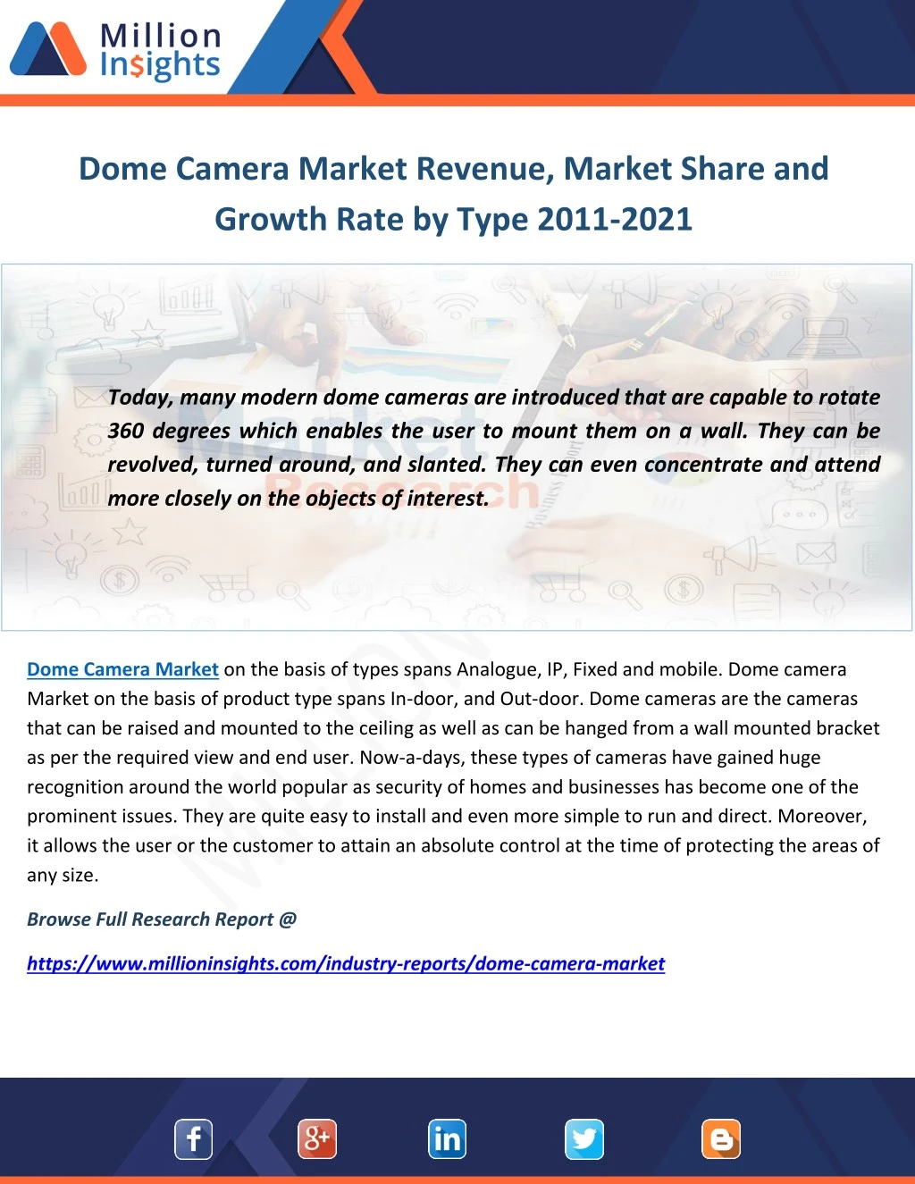 dome camera market revenue market share