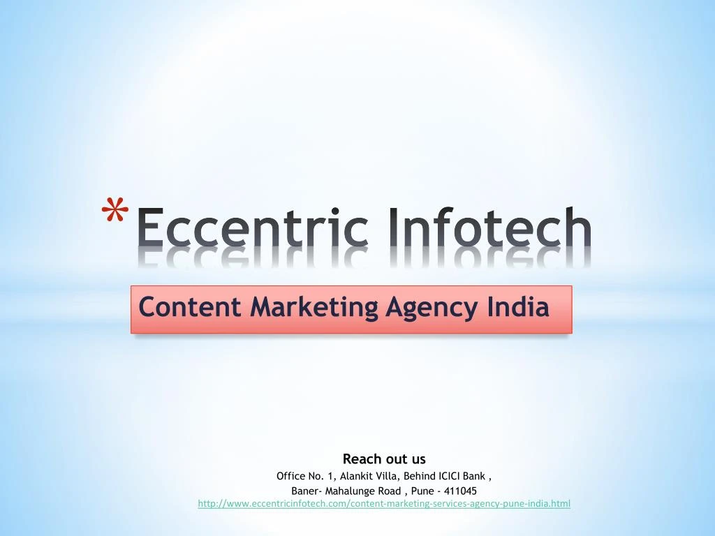 eccentric infotech