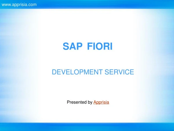 SAP Fiori Development - Best Practices to Design Custom UI