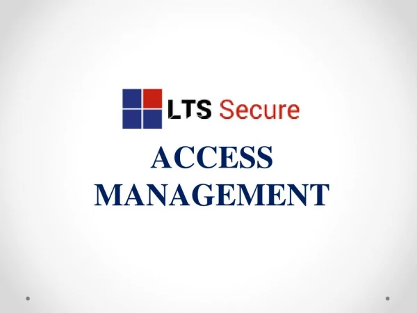 LTS Secure Access Management