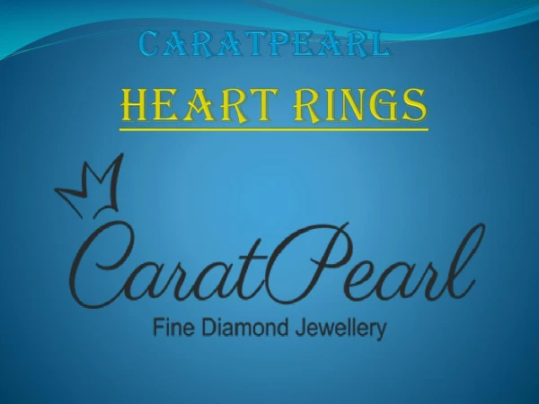Heart Ring Diamond| Heart Shaped Rings Online India - carat pearl