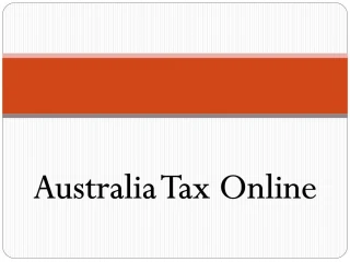 PPT - A Brief On The Australian Tax System PowerPoint Presentation ...