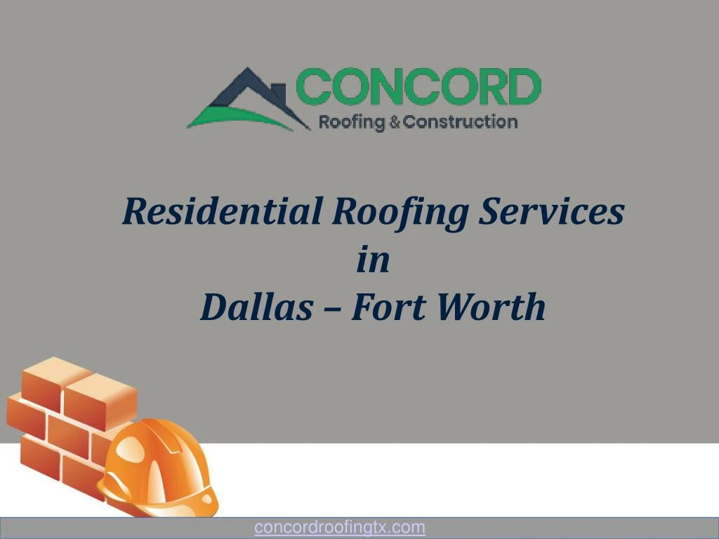 residential roofing services in dallas fort worth