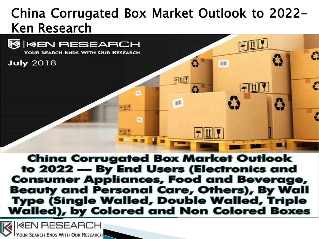 china corrugated box market outlook to 2022