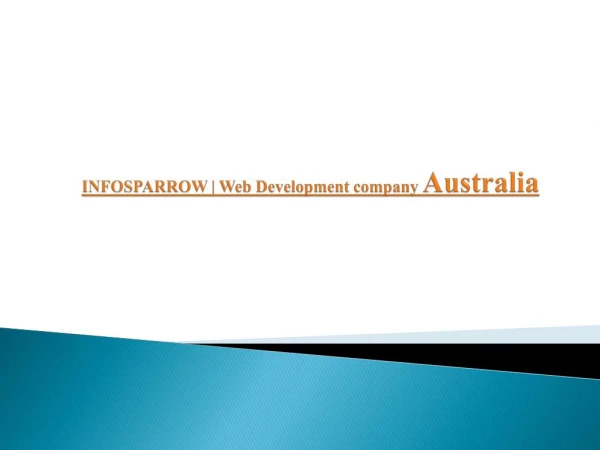 Digital Marketting Company Australia | Infosparrow