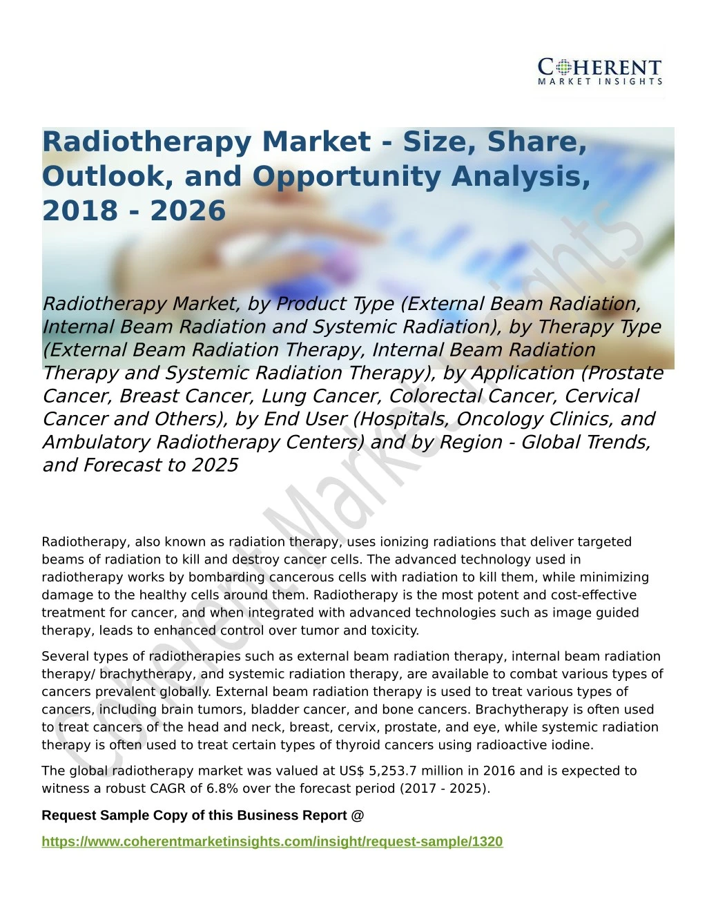 radiotherapy market size share outlook