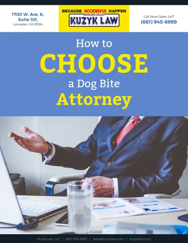 How to Choose a Dog Bite Attorney