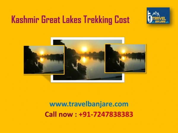 Kashmir Great Lakes Trekking Cost By Travel Banjare