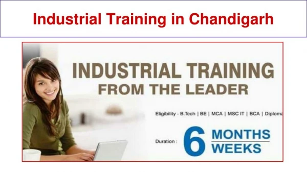 Industrial Training in Chandigarh