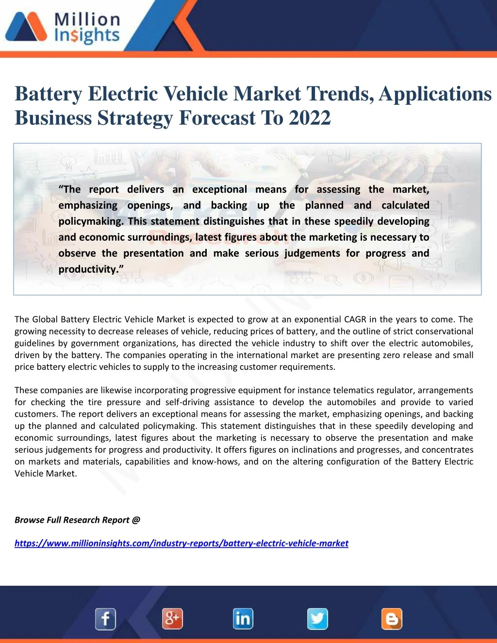 battery electric vehicle market trends