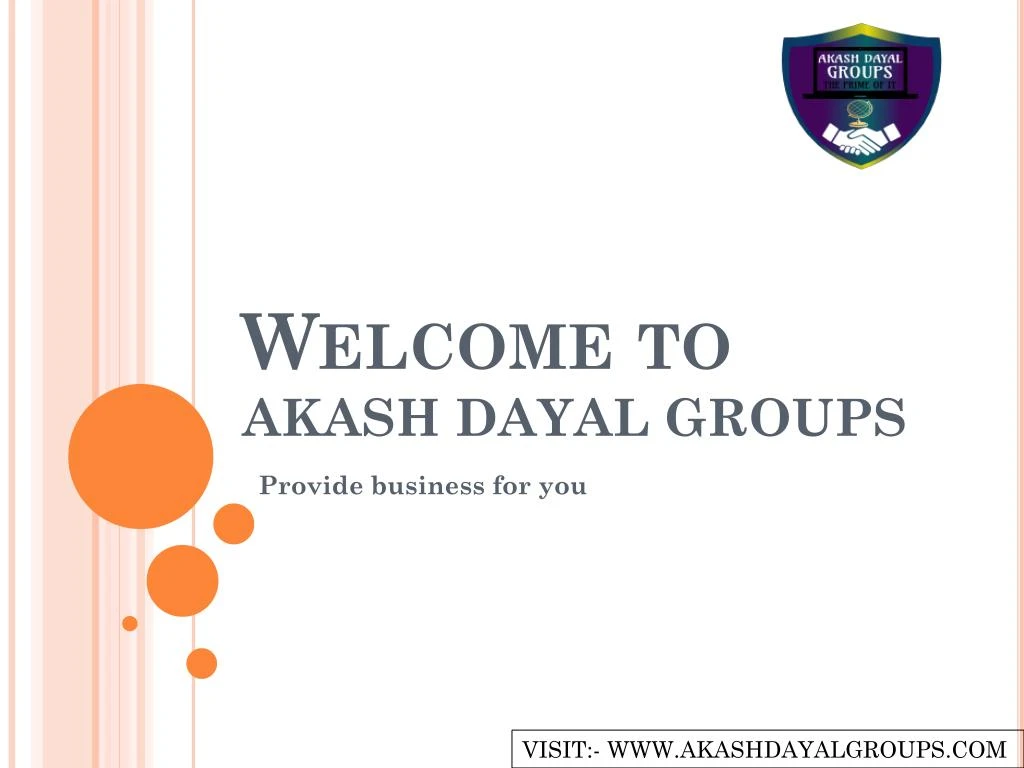welcome to akash dayal groups