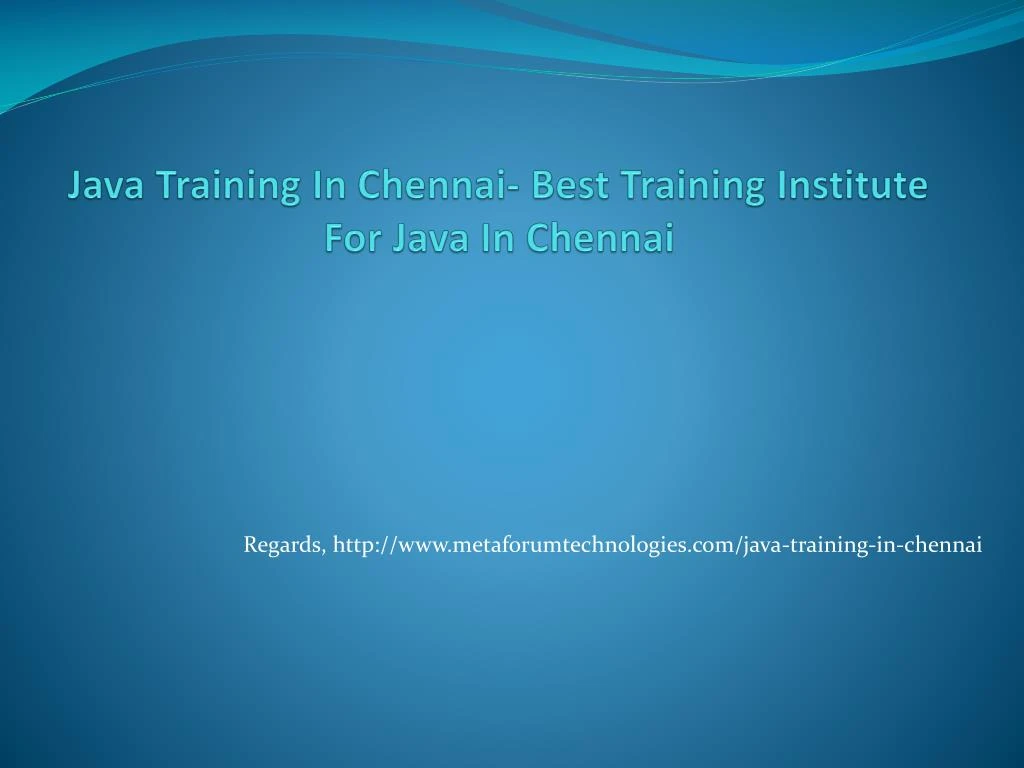 java training in chennai best training institute for java in chennai