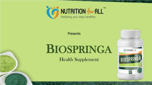 Biospringa | Health Supplements | Food Supplements