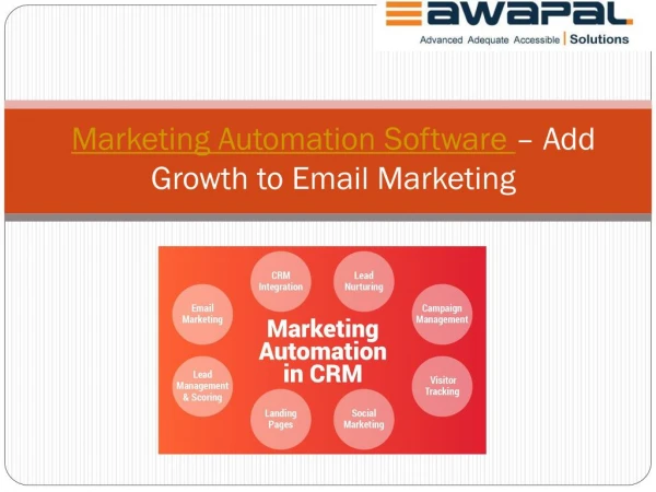 Marketing Automation Software – Add Growth to Email Marketing