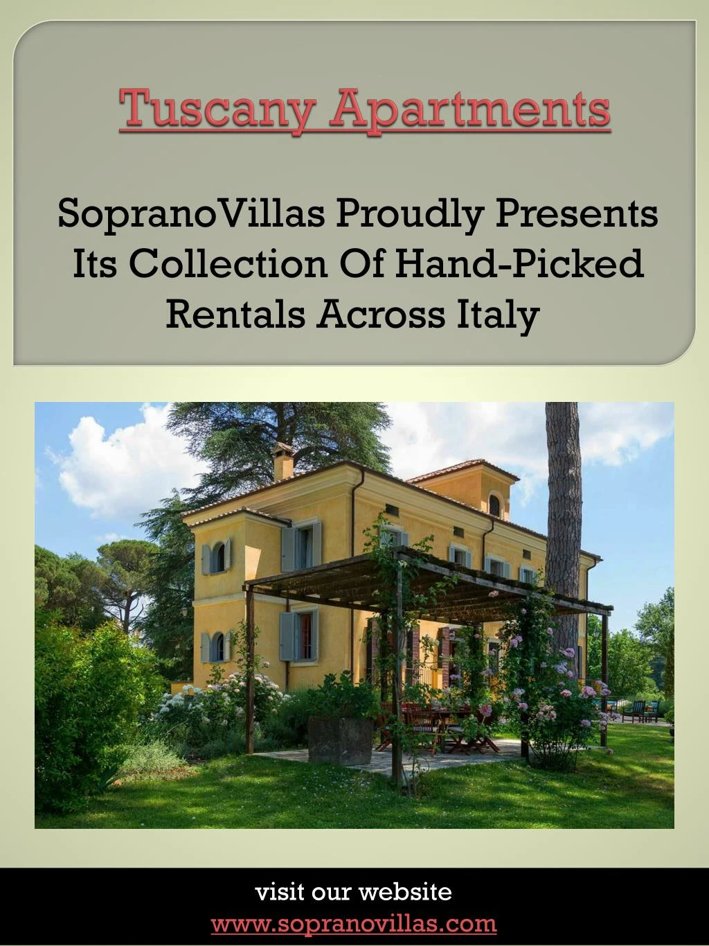 tuscany apartments