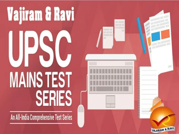 Best Test Series for IAS Mains - Vajiram and Ravi