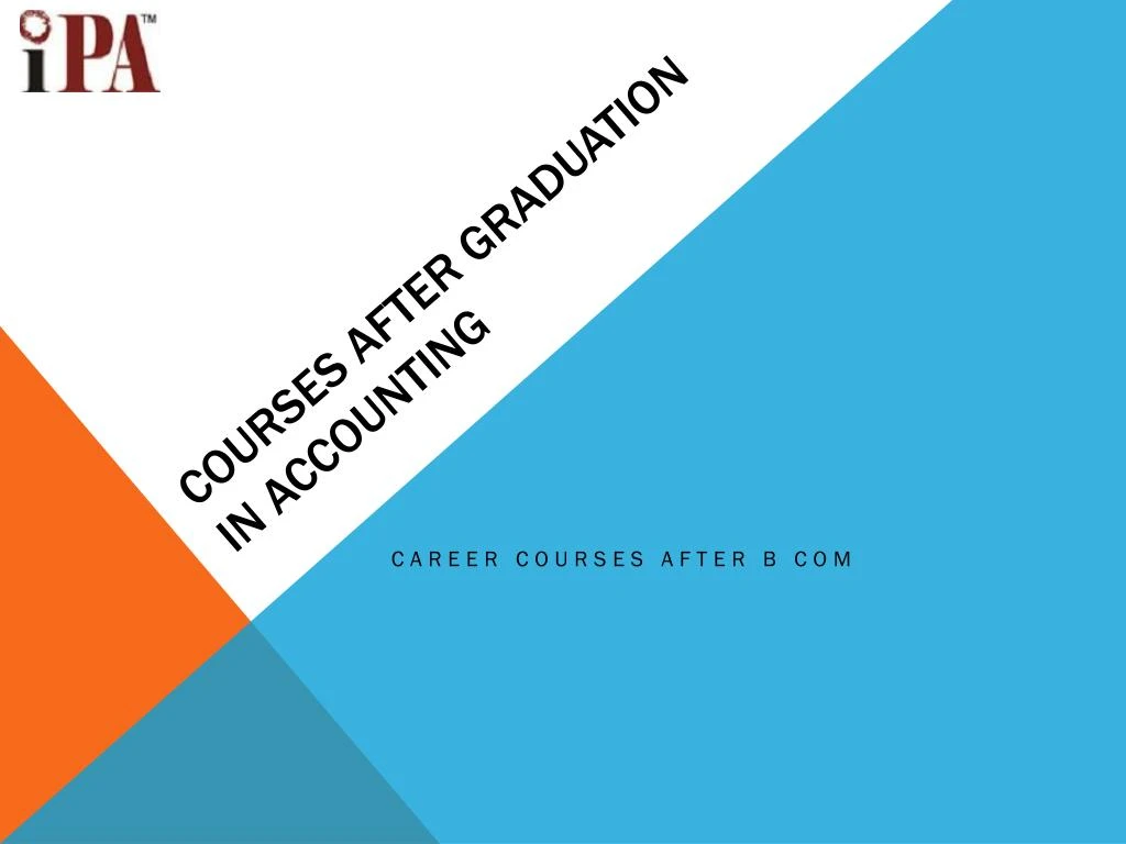 courses after graduation in accounting