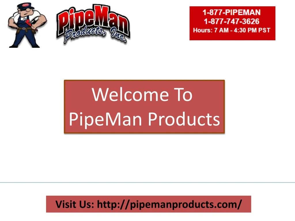 welcome to pipeman products