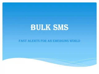 Bulk SMS | Bulk SMS India - slide 1
