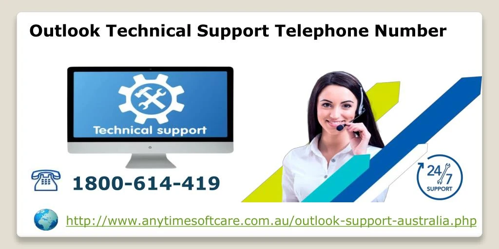 outlook technical support telephone number