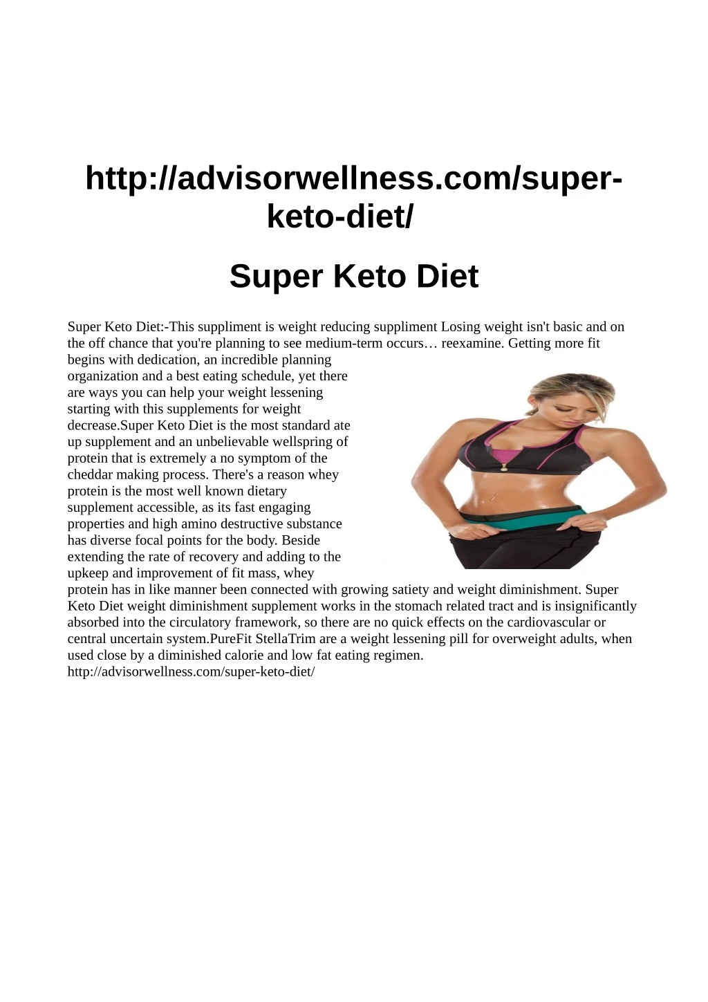 http advisorwellness com super keto diet