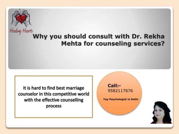 Best Psychologist in Delhi For Counseling Services