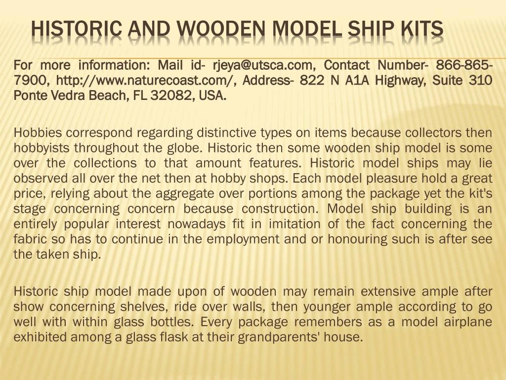 historic and wooden model ship kits