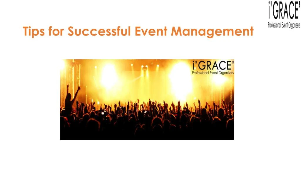 tips for successful event management