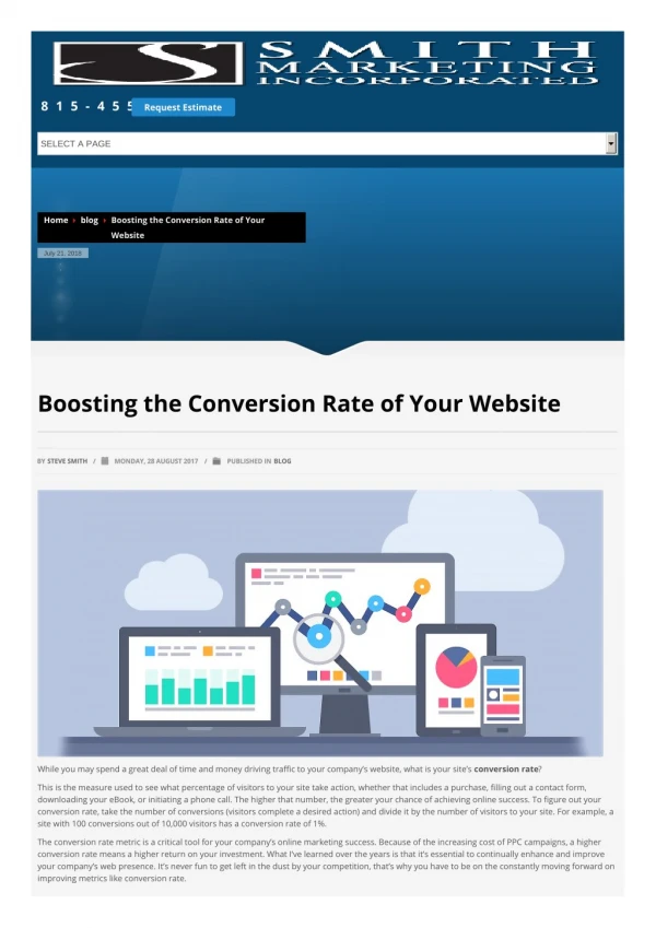 Boosting the Conversion Rate of Your Website