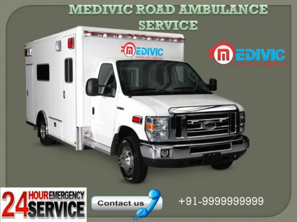 Medivic Road Ambulance Service in Mayur Vihar in low budget