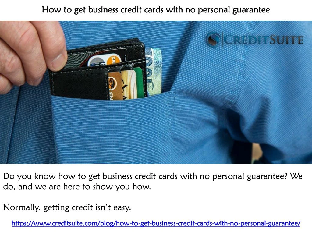 how to get business credit cards with no personal