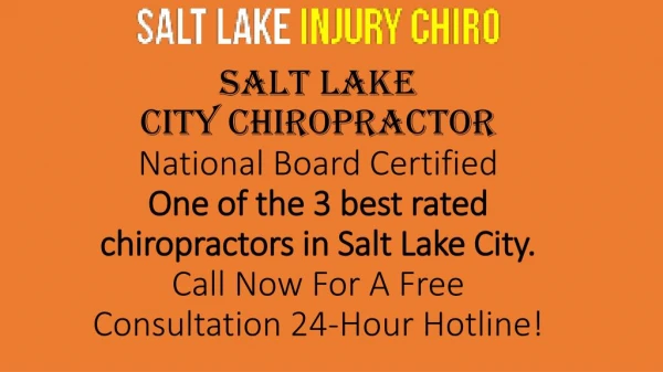 Chiropractor Salt Lake City Utah