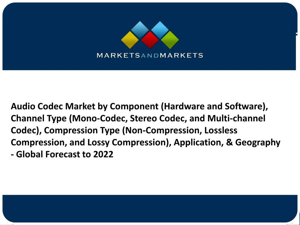 audio codec market by component hardware