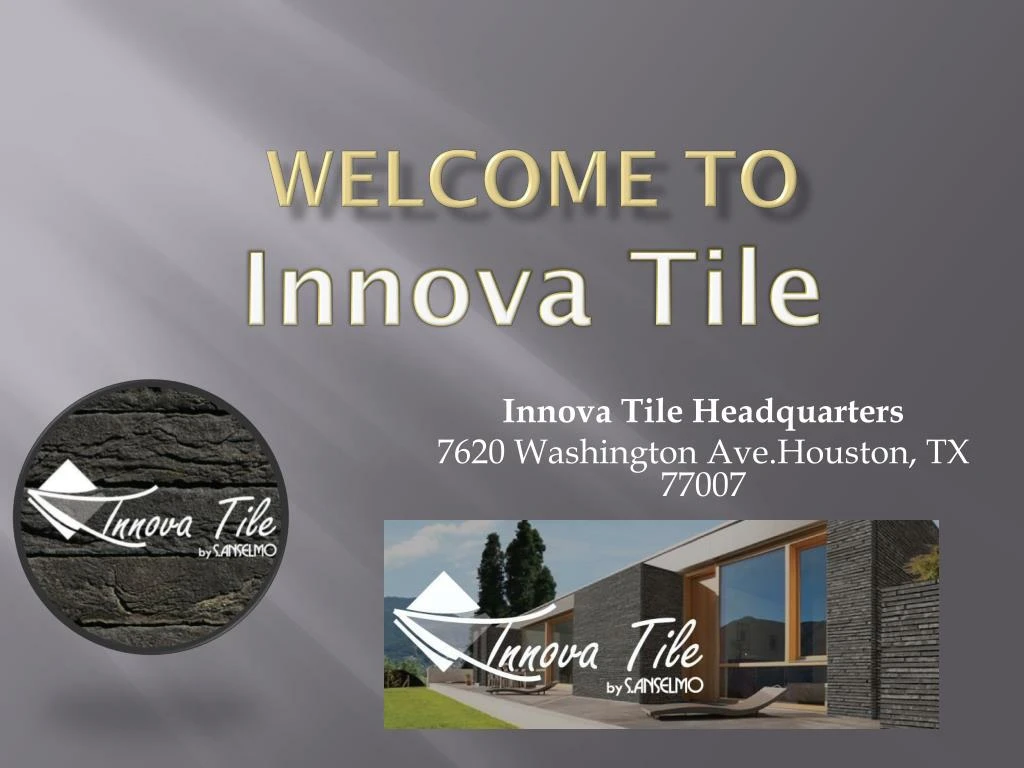welcome to innova tile